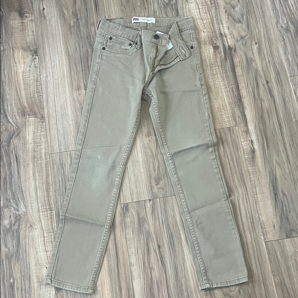 Levi's Khaki Skinny Jeans